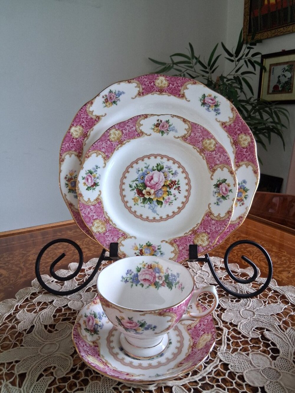 Roy Alb Lady Carlyle 4 piece Dinner Set, New, Never used, NWOT, 2 Sets Available